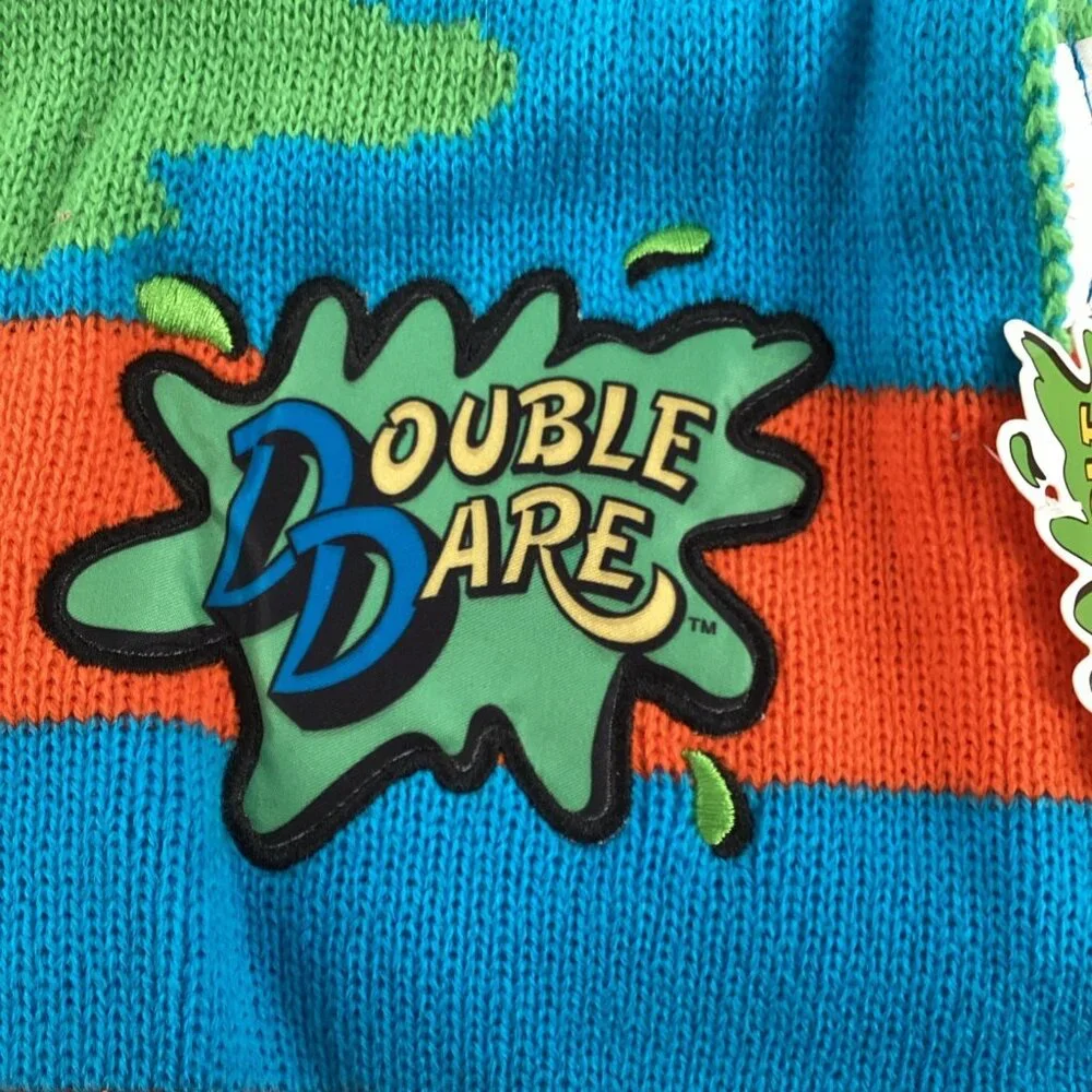 Nickelodeon Double Dare Slime Scarf Nick Box 2019 Culturefly Winter New w Tags